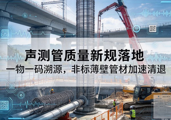 周口声测管质量新规落地，一物一码溯源，非标薄壁管材加速清退